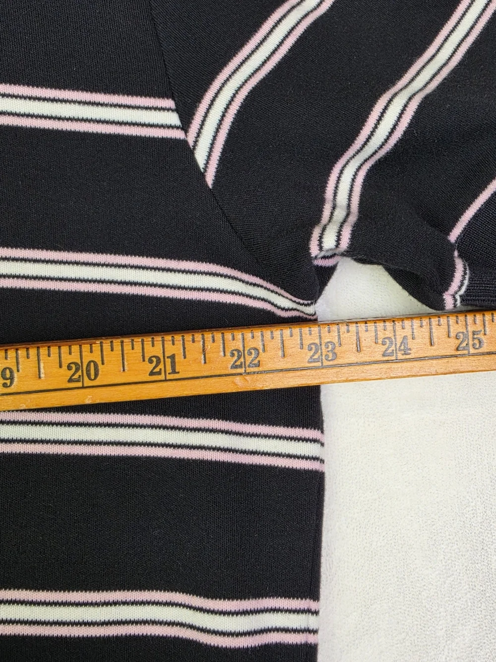 Polo Ralph Lauren Men's Striped Polo Shirt Size Large Black Pink White‎ Cotton